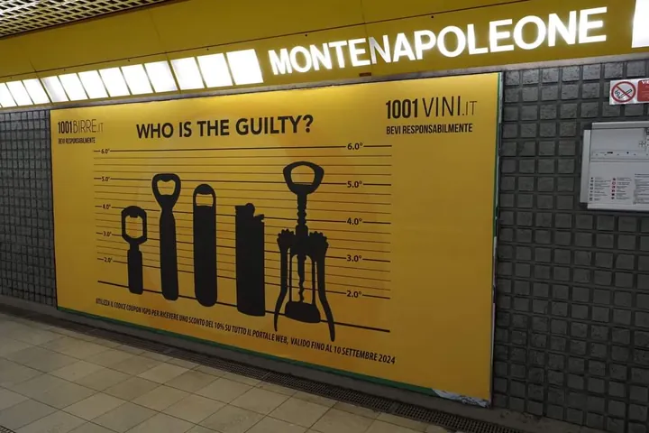 Campagna di 1001.it su metro e bus di Roma e Milano