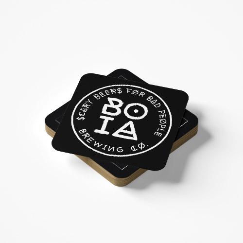 Sottobicchieri Boia/Life is too 100 pz