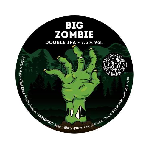 Free Lions Big Zombie Fusto 24 Lt. (baionetta)