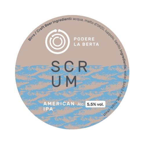 Podere La Berta Scrum American IPA Fusto 24 Lt. (baionetta)