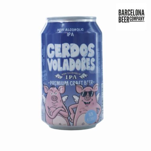 Barcelona Beer Cerdos Voladores IPA Sin Alcohol 33 Cl. (can) (alcohol free)