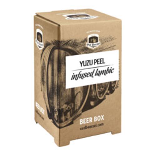 Oud Beersel Yuzu Peel Infused Lambic bag in box 3,1 Lt.
