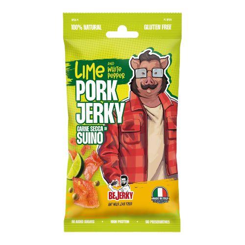 Carne Secca "coppiette" Di Maiale Gusto Lime e Pepe Bianco 25gr. (16 bustine)