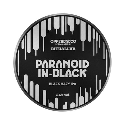 OpperBacco Paranoid In Black Fusto 24 Lt. (attacco baionetta)(collab. Ritual Lab)