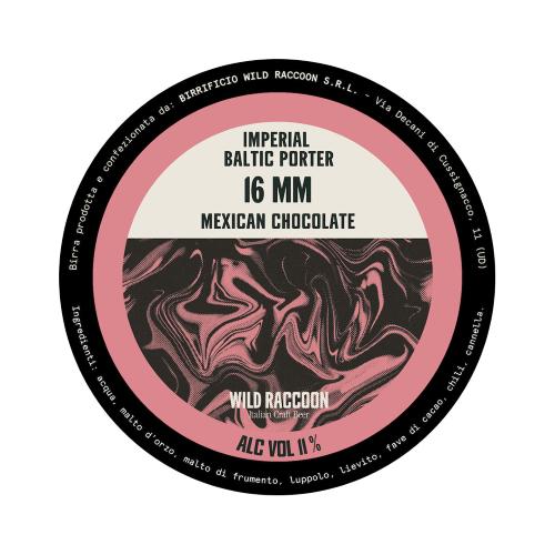 Wild Raccoon 16mm Mexican Chocolate Fusto 16 Lt.(baionetta)(con sacca)