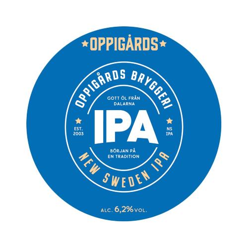 Oppigards Bryggeri New Sweden IPA Fusto 30 Lt. (KeyKeg)