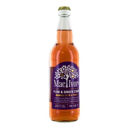 Mac Ivors Plum & Ginger Cider 50 Cl. (Gluten Free)