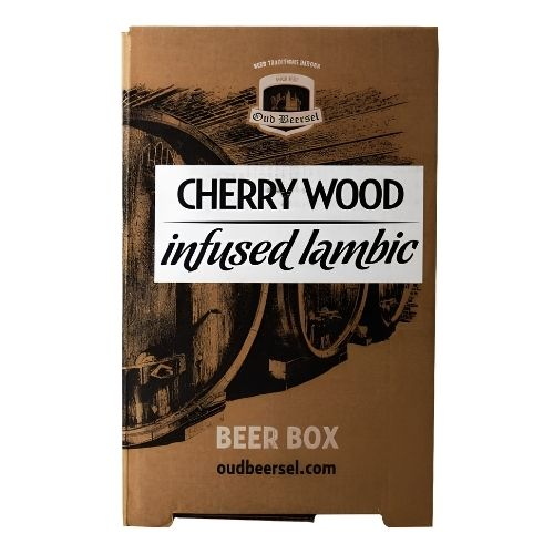 Oud Beersel Cherry Wood Infused Lambic bag in box 3,1 Lt.