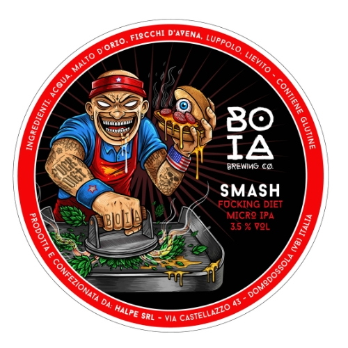 Boia Brewing SMASH Fucking Diet Session IPA Fusto 30 Lt. (baionetta)