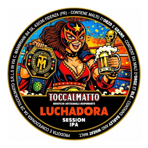 Toccalmatto Luchadora Fusto 20 Lt. (acciaio)(SOLO ROMA)