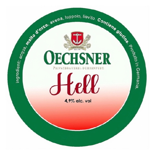 Oechsner Hell Fusto 30 Lt. (attacco a scivolo)(Fusto Acciaio verrà aggiunta cauzione)(SOLO ROMA)