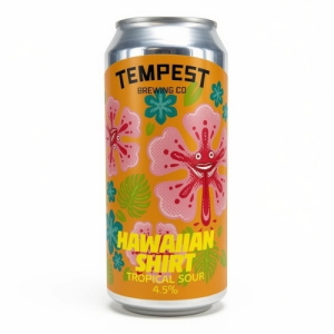Tempest Brewing Hawaiian Shirt 44 Cl. (lattina)