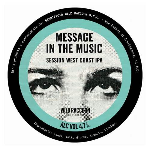 Wild Raccoon Message In The Music Fusto 24 Lt.(baionetta)(con sacca)