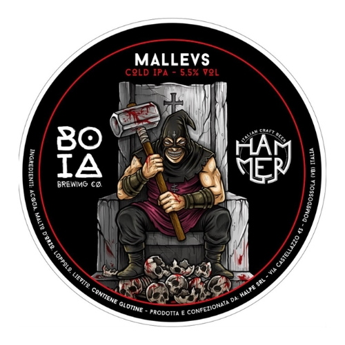 Boia Brewing Malleus Fusto 24 Lt. (baionetta)(collab. Hammer) 