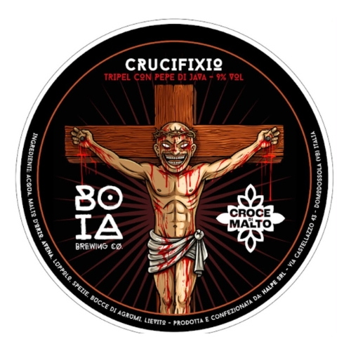 Boia Brewing Crucifixio Fusto 24 Lt. (baionetta)(collab. Croce di Malto)