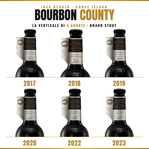 Verticale Bourbon County Brand Stout (2017-2018-2019-2020-2022-2023)