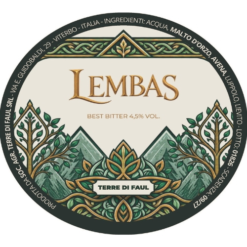 Terre di Faul Lembas fusto 24 Lt. (baionetta)