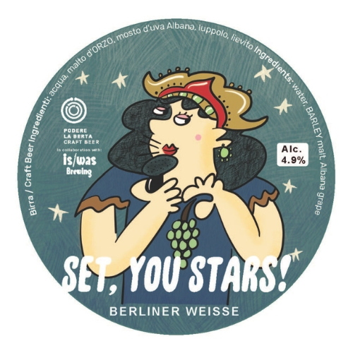 Podere La Berta Set, You Stars! fusto 24 Lt. (baionetta)(collab. Is/Was Brewing)