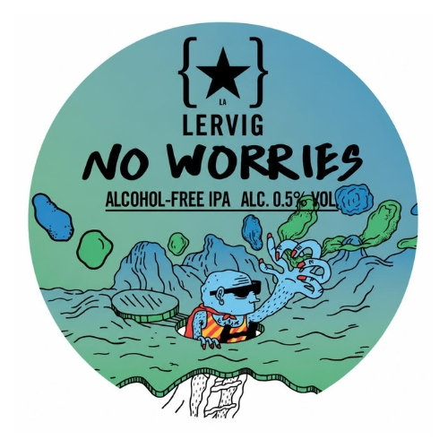 Lervig No Worries fusto 20 Lt. KeyKeg (alcohol free) 