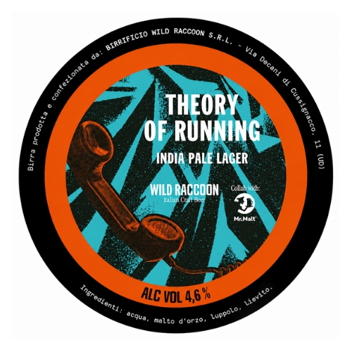 Wild Raccoon Theory Of Running Fusto 24 Lt.(baionetta)(con sacca)