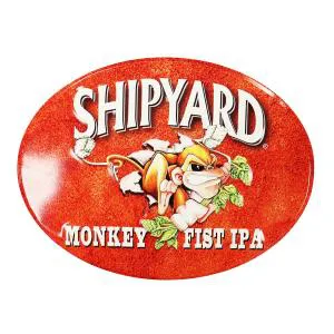 Insegna Shipyard Monkey Fist IPA Metallo