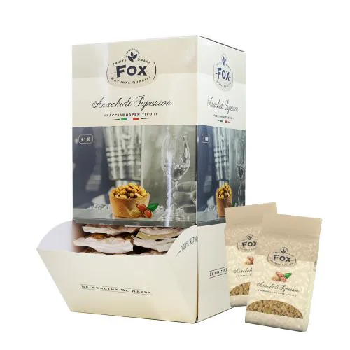 Arachidi Superior Fox Tostate con Espositore da Banco (50x35gr)