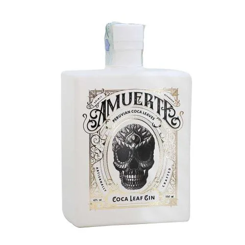 GIN Amuerte Coca Leaf Gin 43° "White version" 70 Cl.