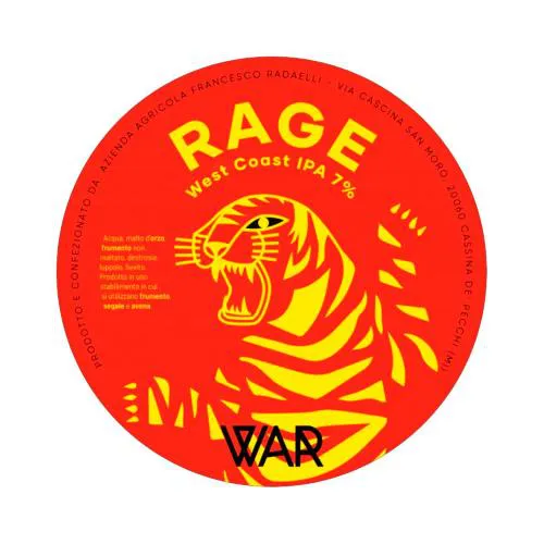 War Rage West Coast IPA Fusto 24 Lt. (baionetta)