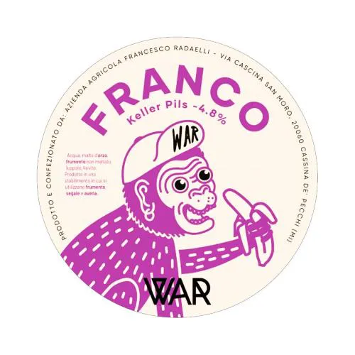 War Franco Keller Pils Fusto 24 Lt. (baionetta)