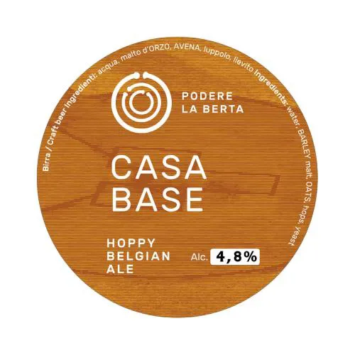 Podere La Berta Casa Base Hoppy Belgian Ale fusto 24 Lt. (baionetta)