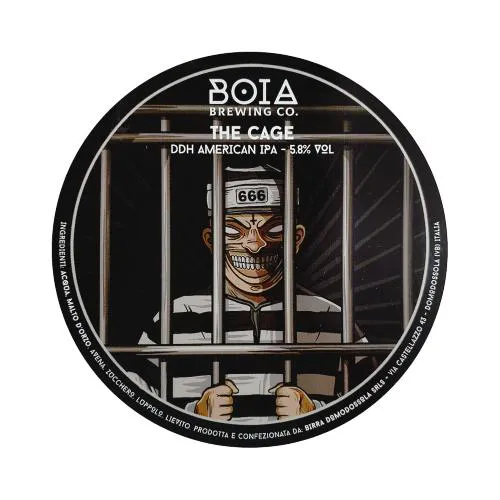 Boia Brewing The Cage West Coast IPA Fusto 24 Lt. (baionetta)