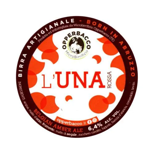 OpperBacco L'Una Rossa Fusto 24 Lt. (attacco baionetta)