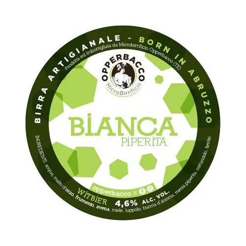 OpperBacco Bianca Piperita Fusto 24 Lt. (attacco baionetta)