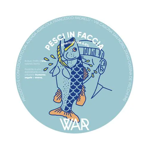 War Pesci in Faccia IPA Fusto 24 Lt. (baionetta)