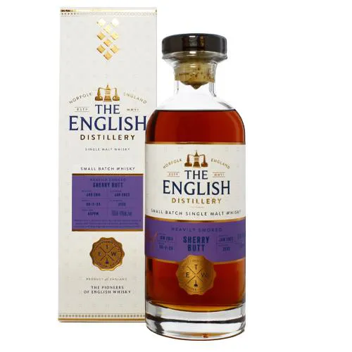 WHISKY The English Whisky Co. Sherry Butt Heavily Smoked 46° 70 Cl.