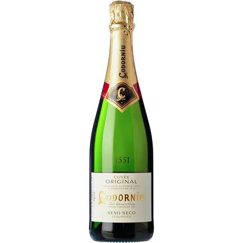SPUMANTE Codorníu Kosher Demi Sec Vegan 75 Cl. (Metodo Classico)