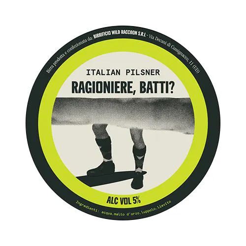 Wild Raccoon Ragioniere, Batti? Fusto 24 Lt.(baionetta)(con sacca)