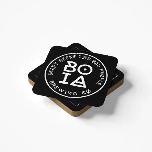 Sottobicchieri Boia/Life is too 100 pz