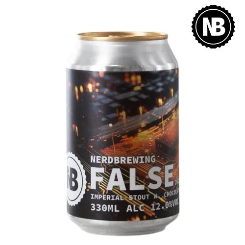 Nerdbrewing False Imperial Stout 33 Cl. (can)