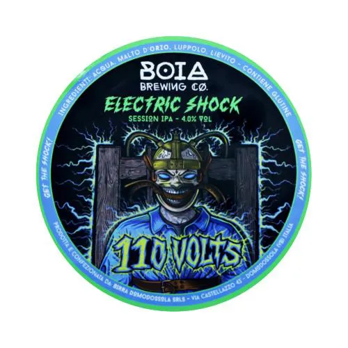 Boia Brewing Electric Shock 110v Session IPA Fusto 24 Lt. (baionetta)