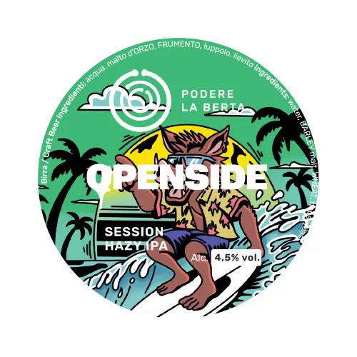 Podere La Berta Open Side Session IPA fusto 24 Lt. (baionetta)