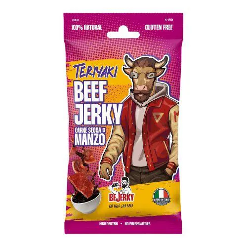 Carne Secca "coppiette" Di Manzo Teriyaki 25gr. (16 bustine)