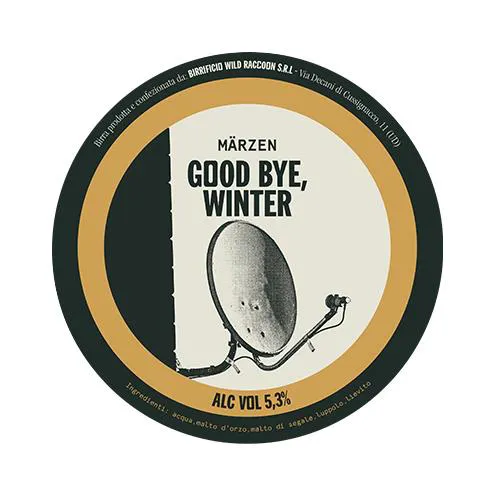 Wild Raccoon Good Bye, Winter Fusto 24 Lt.(baionetta)(con sacca)