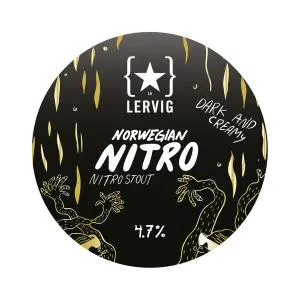 Lervig Norwegian Nitro Stout Fusto 30 Lt. (KeyKeg)
