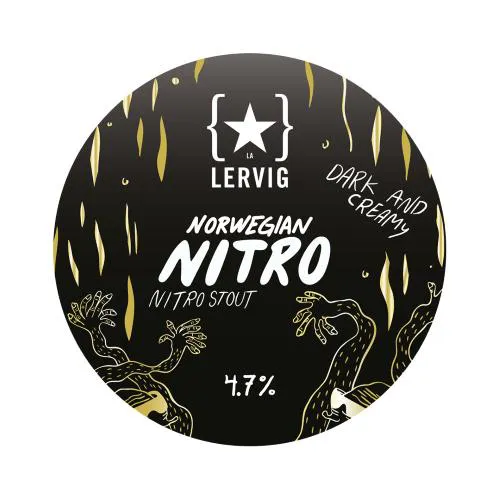 Lervig Norwegian Nitro Stout Fusto 30 Lt. (KeyKeg)