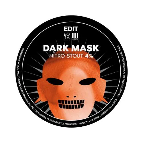 Boia Brewing Dark Mask Fusto 24 Lt. (baionetta)
