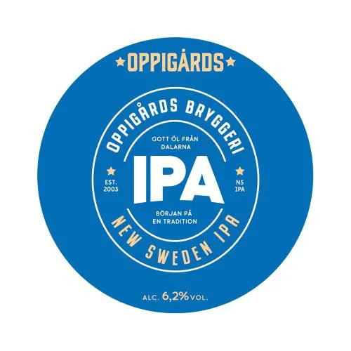 Oppigards Bryggeri New Sweden IPA Fusto 30 Lt. (KeyKeg)