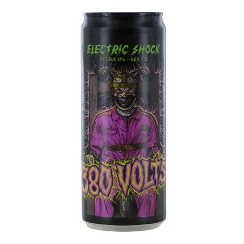Boia Brewing Electric Shock 380v Double IPA 33 Cl. (lattina)