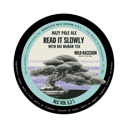 Wild Raccoon Read It Slowly Fusto 24 Lt. (baionetta)(con sacca)