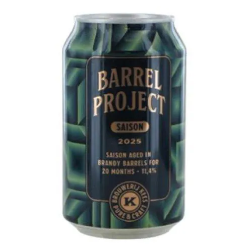 Kees Barrel Project 2025 Dark Saison Aged In Brandy Barrels 33 Cl. (lattina)